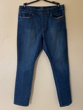 Levi’s Pull-On Skinny Jeans Size 16 Stretch Blue Denim